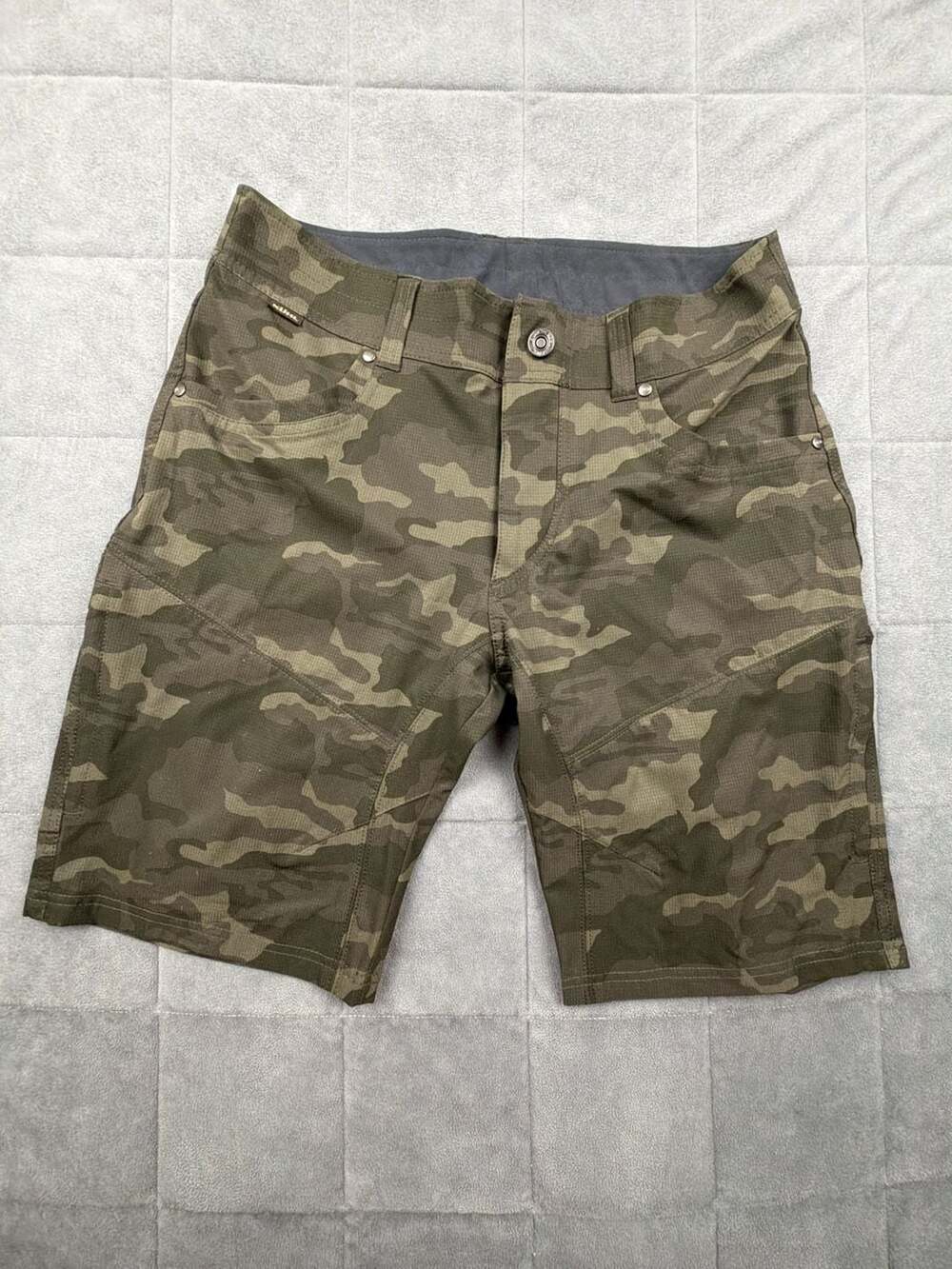 KÜHL Silencr Kargo Hiking Shorts Men's Size 32 Camo Ripstop